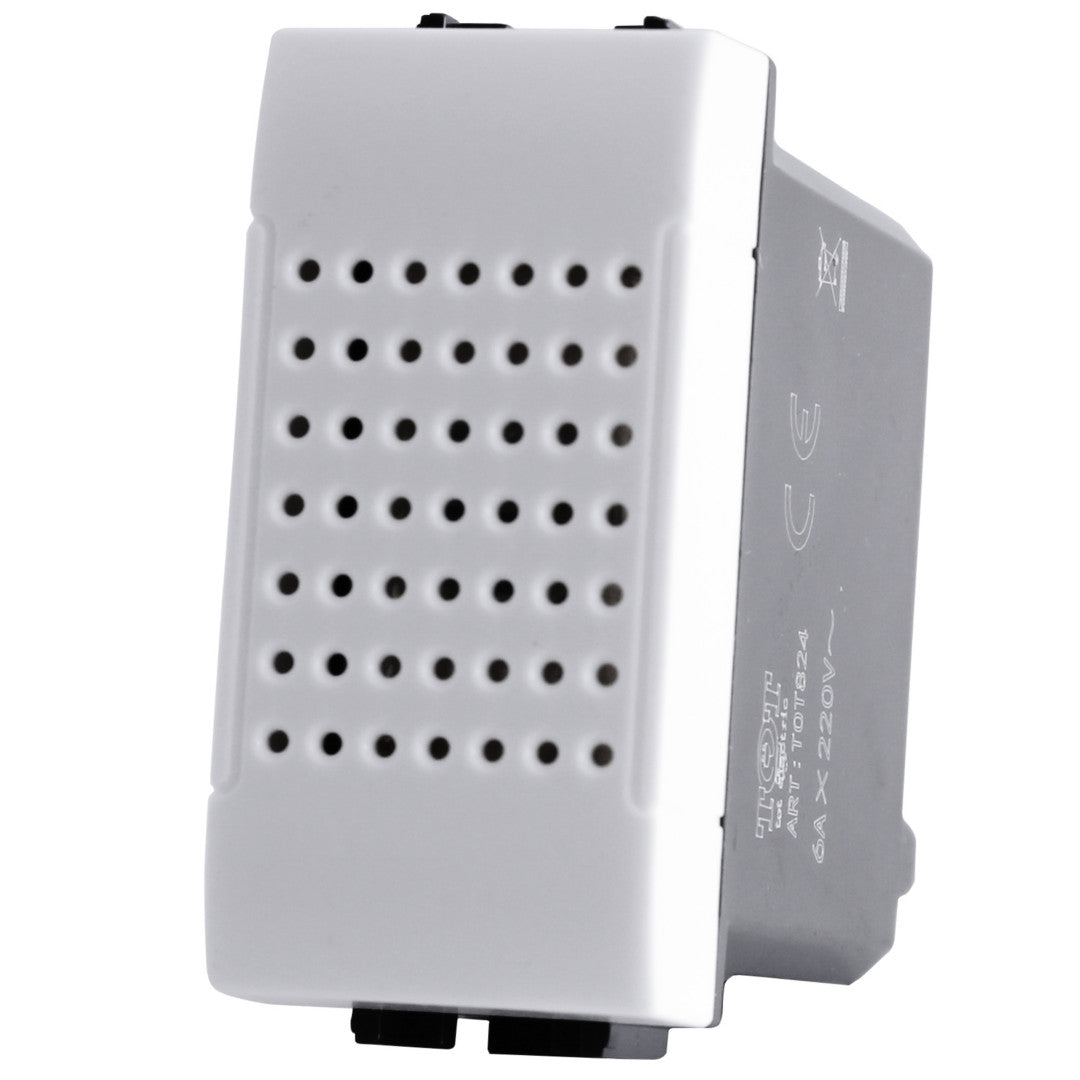 Suoneria 6A 220V bianco compatibile Bticino Living International