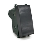 Interruttore unipolare nero compatibile con Vimar Plana 16A 250V
