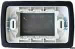 Placca idrobox IP55 3P bianca compatibile con Living International  6970597465657 S8003B/Int-Lgt EL2162