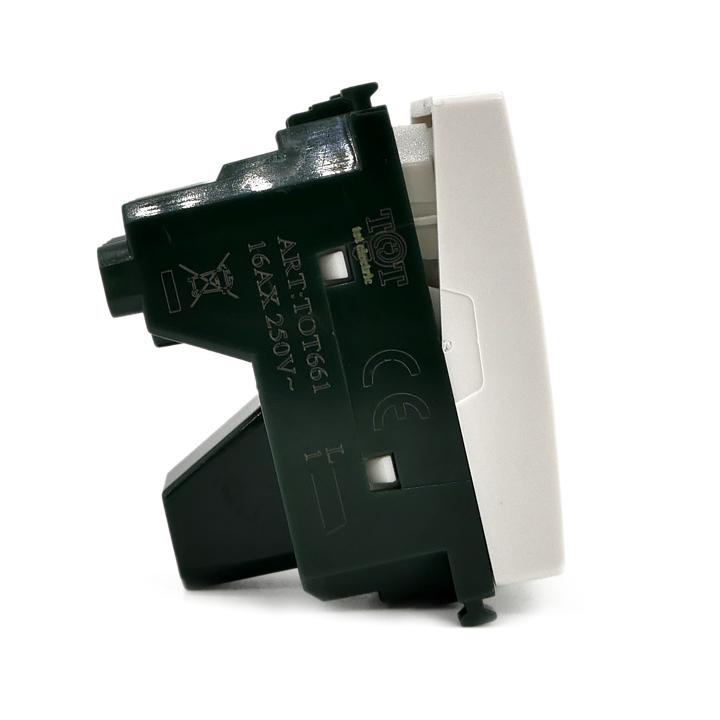 Interruttore con spia luminosa compatibile Vimar 6970597467460 661B  Vimar Plana EL2206