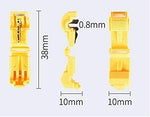 Morsetto di collegamento per filo a T giallo 100pz T3 EL2264