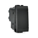 Invertitore unipolare 16A 250V nero compatibile Living International