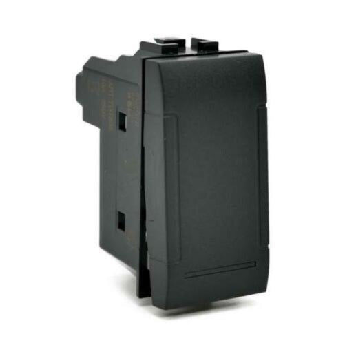 Interruttore unipolare 16A 250V nero compatibile Living International