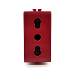 Presa bivalente 10-16A per segnalazione linea dedicata/emergenza rossa compatibile Matix 6970597469068 518R/Mtx Bticino Matix EL2344Presa bivalente 10-16A per segnalazione linea dedicata/emergenza rossa compatibile Matix 6970597469068 518R/Mtx Bticino Matix EL2344