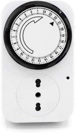Timer temporizzatore programmabile 24h con spina europea 16A