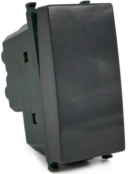 Invertitore 16A 250V nero compatibile Vimar Plana