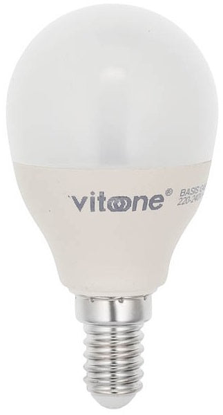 Lampadina LED mini globo Vito E14 7W luce calda 2700K