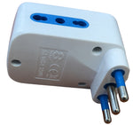 Adattatore triplo Schuko 16A Globex con interruttore