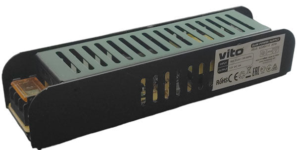Trasformatore slim 12VDC 5A 60W Vito 6972538040015 624010 EL2607