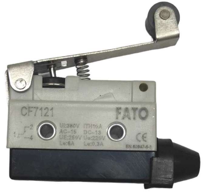 Interruttore fine corsa orizzontale con leva a rullo 250V 10A CF7121 Fato