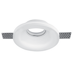 Faretto da incasso in gesso portalampada GU10 130x45 mm 20W Elmark
