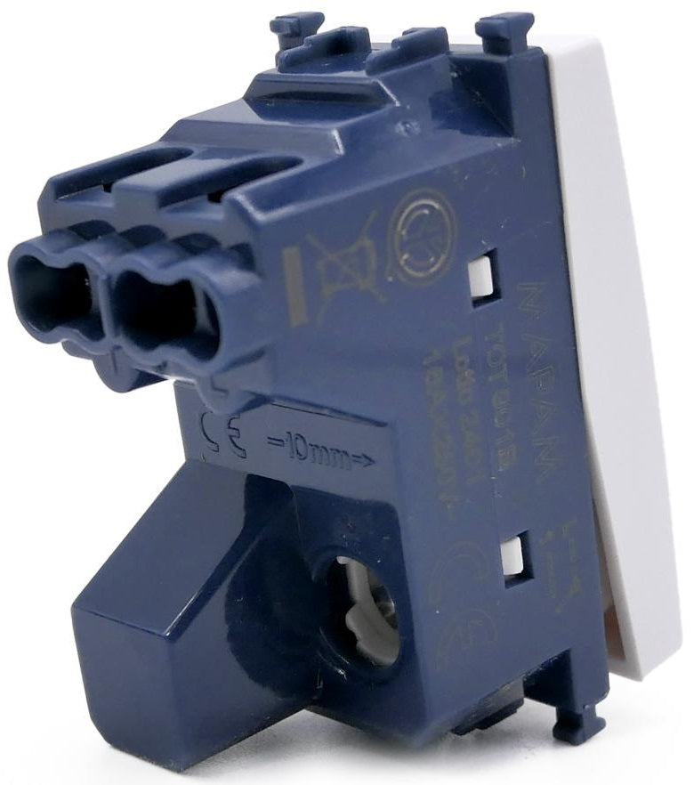 Interruttore unipolare bianco compatibile Vimar Arké 0793541339899 901B EL286