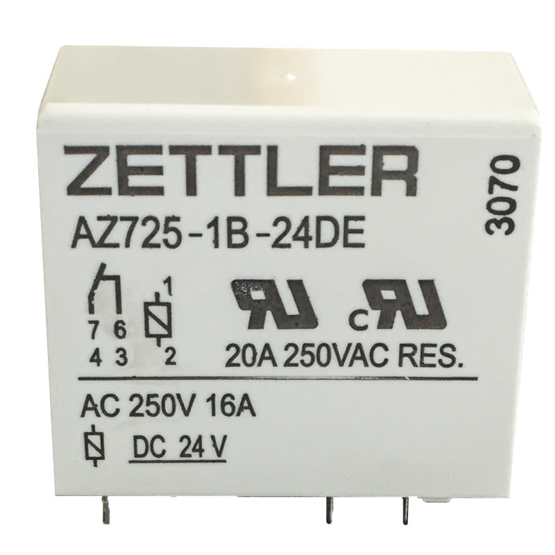 Relè elettromeccanico Zettler AZ725-1B-24DE 24V SPST