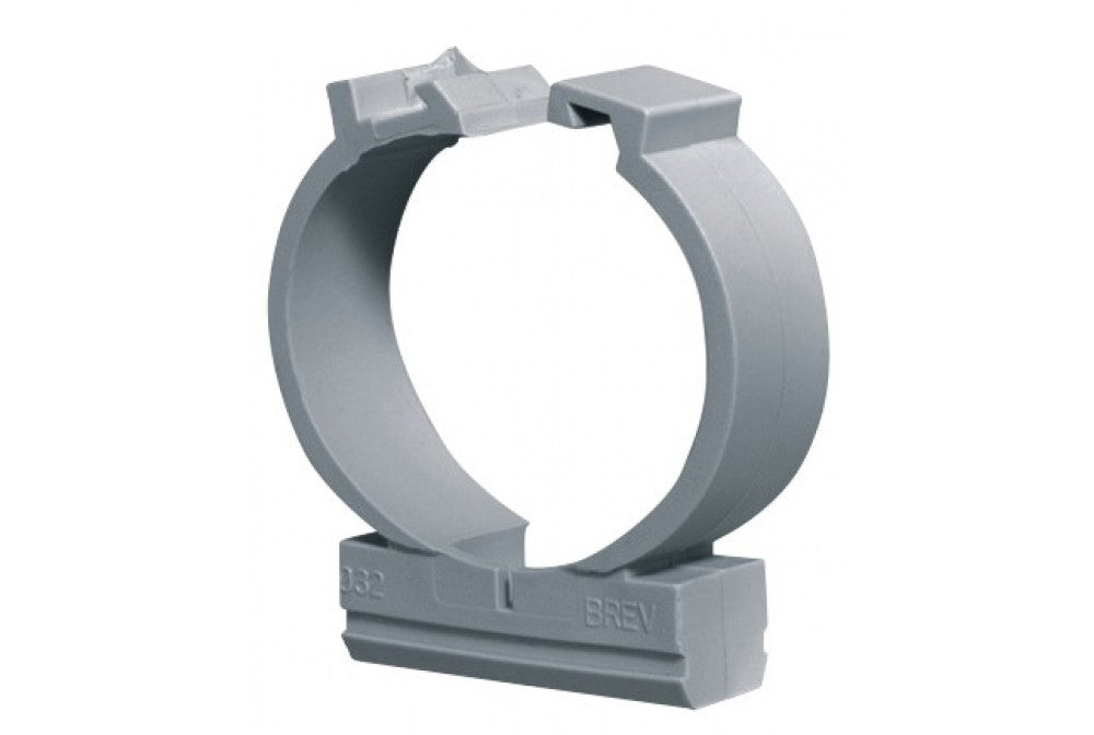 Clip fissatubo a collare diametro 25mm confezione 100 pezzi Elmark