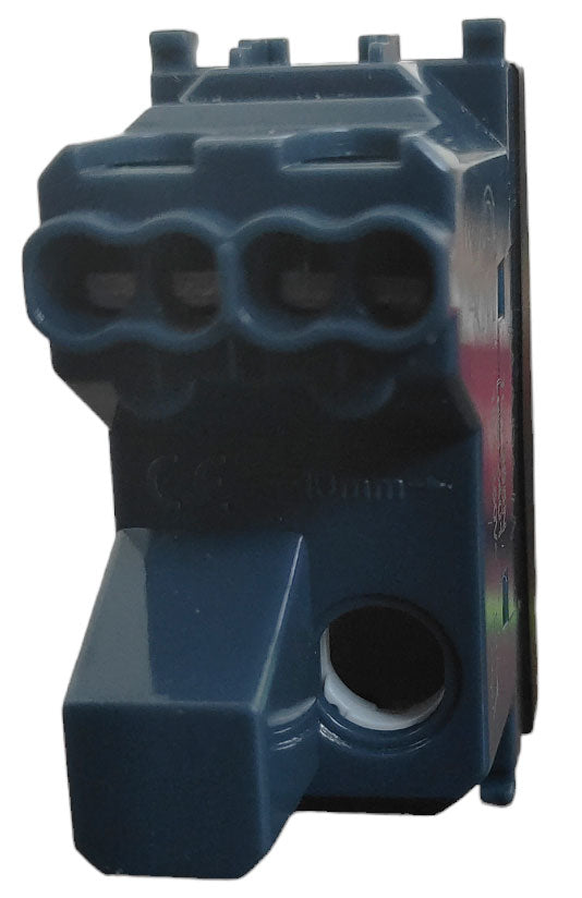 Pulsante unipolare nero con spia compatibile Vimar Arké 0793541339882 965N EL301
