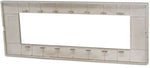 Placca in tecnopolimero 7 posti color oro compatibile Vimar Plana 6970597464520 6007-12 EL3148