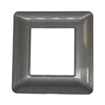 Placca 2 posti grigio scuro compatibile Bticino Matix 0793541338076 EL3150