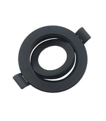 Supporto per faretto da incasso Ø75mm nero 2013150 6977231352960 EL399