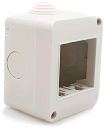 Box 2 moduli 8x6.5cm compatibile Bticino Living International