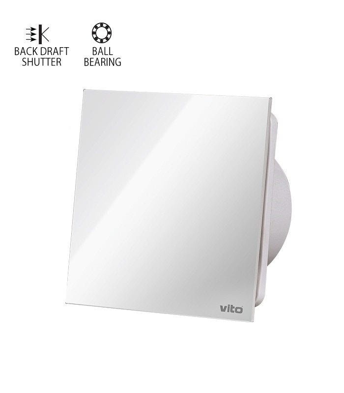 Aspiratore da bagno con frontale in vetro 120mm 15W 6977231354858 8005260 EL371