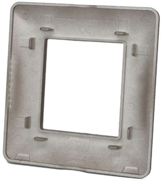 Placca 2 posti in tecnopolimero color bronzo compatibile Matix 6970311026966 5002-09 EL683