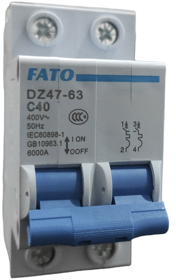 Interruttore magnetotermico 2P C40 40A