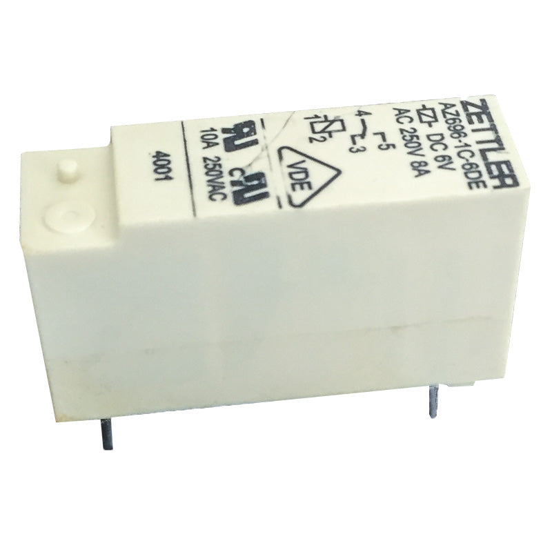 Relè SPDT Zettler AZ696-1C-6DE 6 V, 250 VAC 8 A