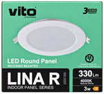 Pannello LED da incasso VITO LINA-R 3W 4000K Ø80 mm - immagine 2