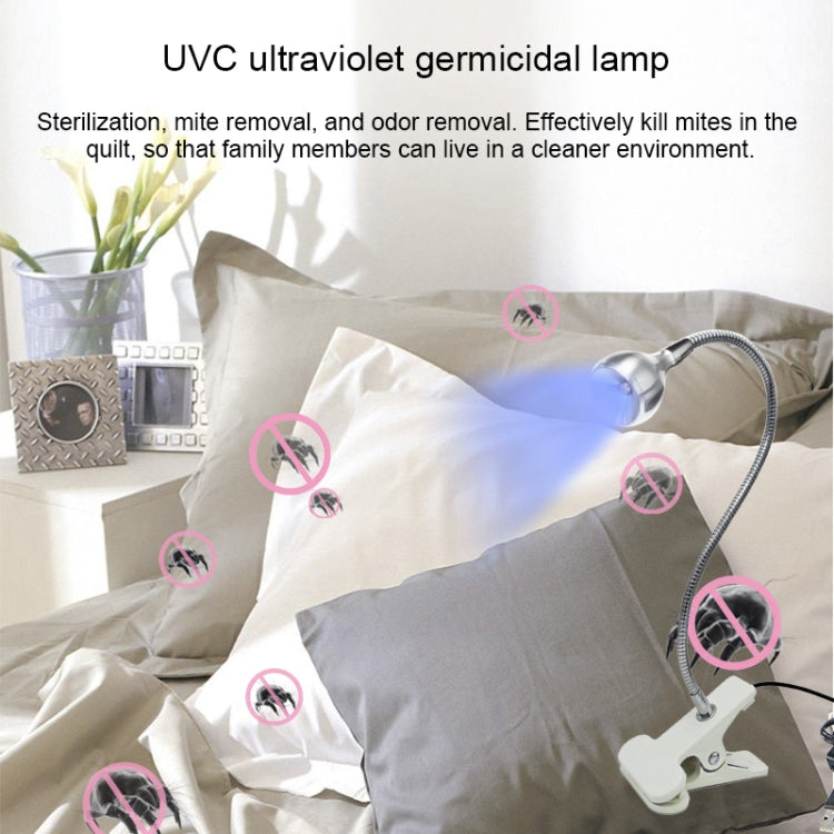 Lampada disinfezione UV portatile con clip USB 5V