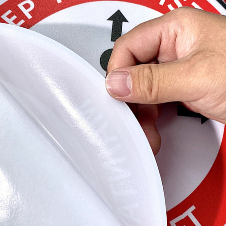 Adesivi autoadesivi per pavimenti distanziamento sociale in PVC 2