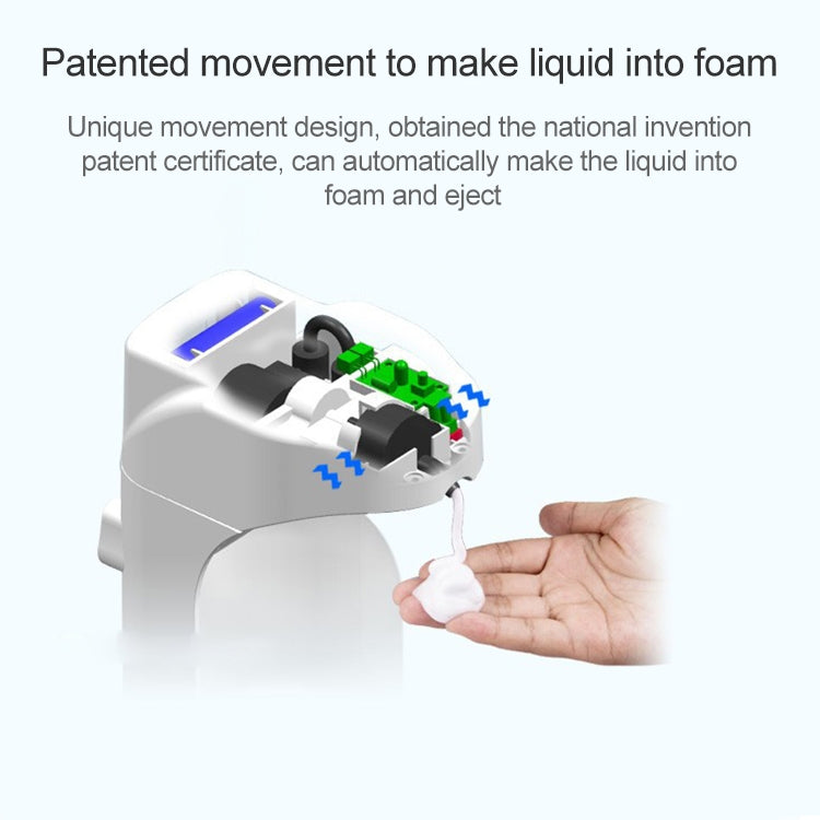 Dispenser automatico sapone schiuma a induzione da parete