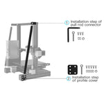 Staffa supporto per stampante 3D Creality Ender-3