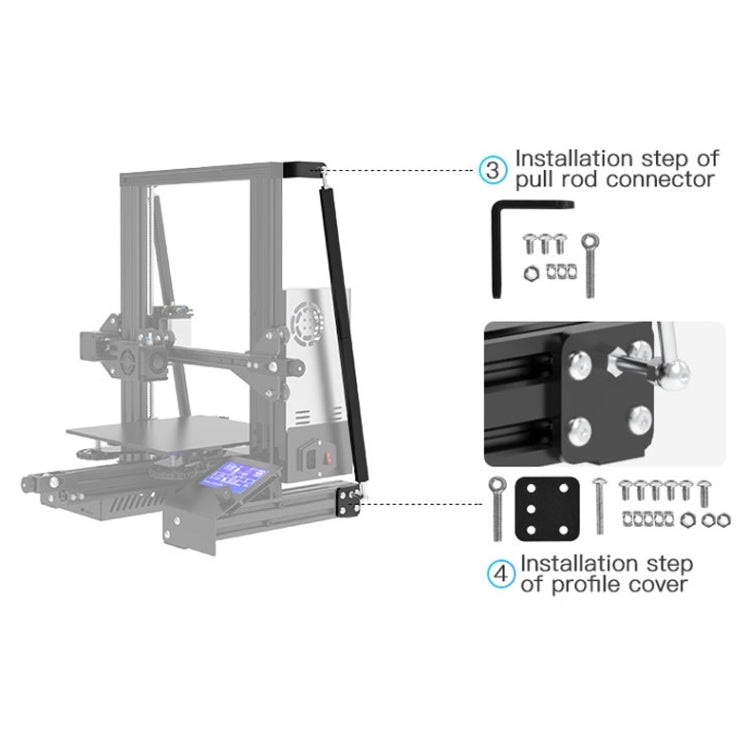 Staffa supporto per stampante 3D Creality Ender-3