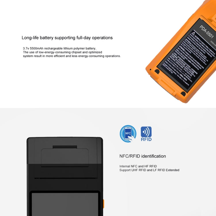 Terminale intelligente PDA-5501 con schermo IPS 5,5 pollici