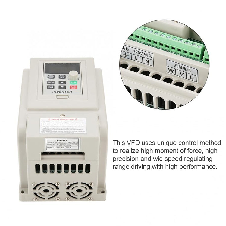 Convertitore trifase 4KW ingresso monofase 220V AT1-04K0X