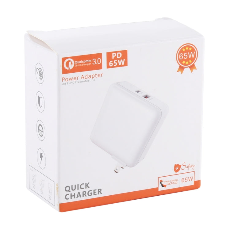 Caricatore rapido USB 65W pieghevole portatile