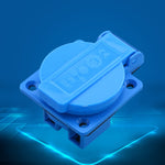 Presa impermeabile esterna IP44 16A 250V con coperchio