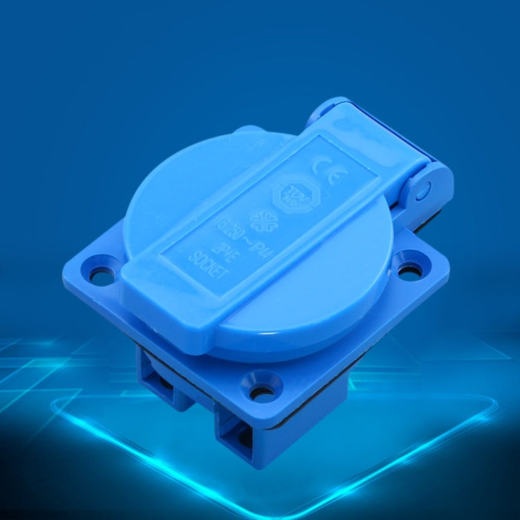 Presa impermeabile esterna IP44 16A 250V con coperchio