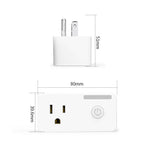 Presa intelligente WiFi 10A con temporizzazione e app