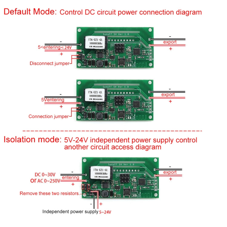 Sonoff SV Modulo relè WiFi 10A con temporizzazione