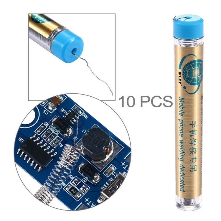 Filo per saldatura in stagno 0,3 mm con piombo 10 pezzi