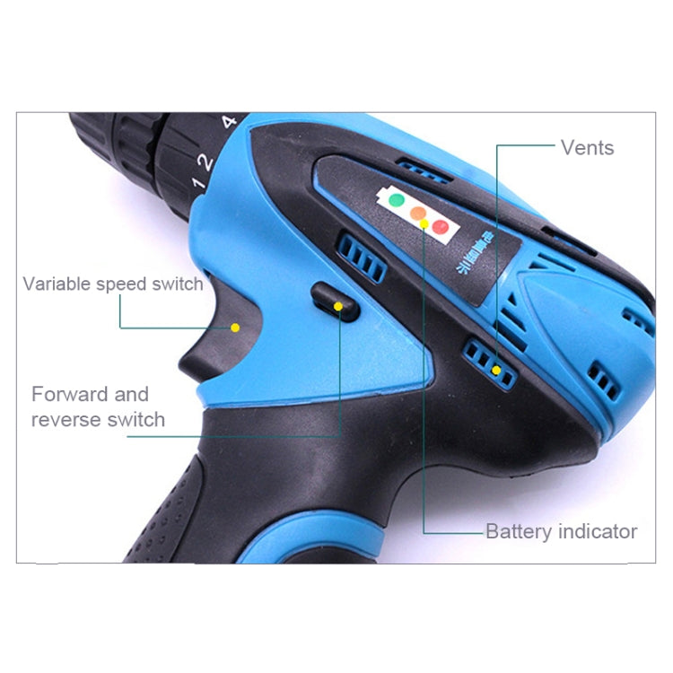 Trapano elettrico 12V con luce LED e regolazione velocità