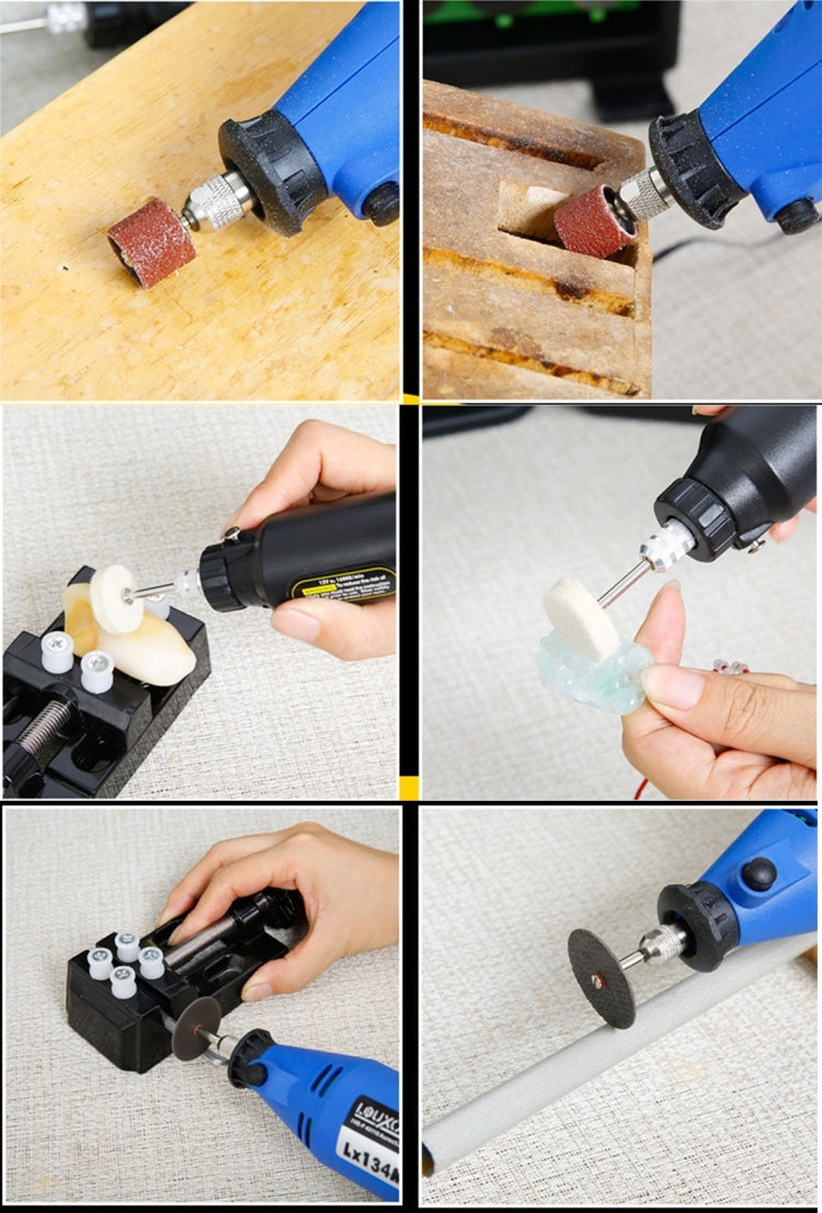 Mini smerigliatrice elettrica 80 in 1 con adattatore