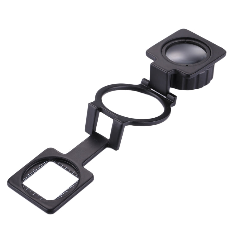 Lente d'ingrandimento da tavolo pieghevole 10X 20X metallo