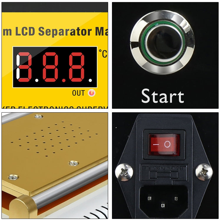 Macchina separatore LCD BK-948D 500W per pannelli touch fino a 7 pollici - immagine 9