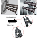 Pinza 4 in 1 per anelli elastici 10-15 mm