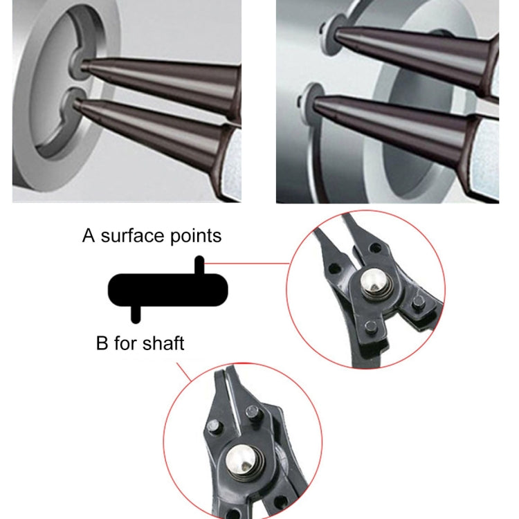Pinza 4 in 1 per anelli elastici 10-15 mm