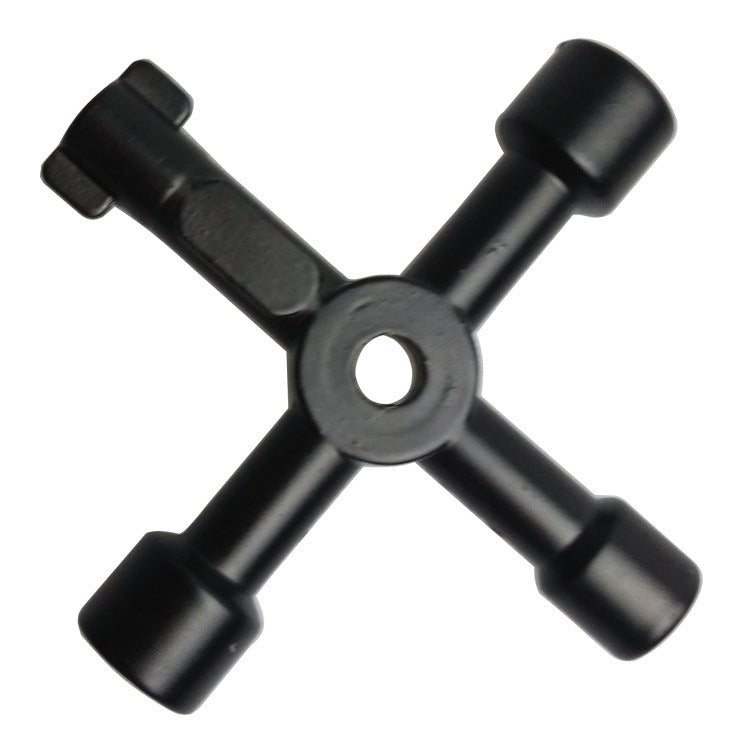 Chiave a croce multifunzionale 4 in 1 Silver e Black