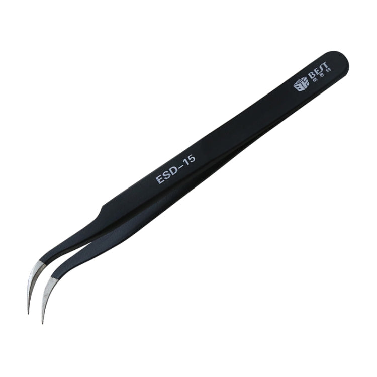 Pinzette antistatiche di precisione BST-15 in acciaio inox 302