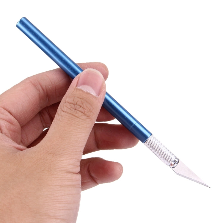 Coltello da intaglio in metallo con 6 lame per riparazioni